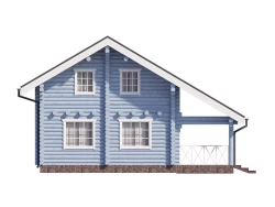 Деревянные дома с мансардой