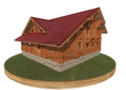 Срубы проекты домов с эркером и вторым светом