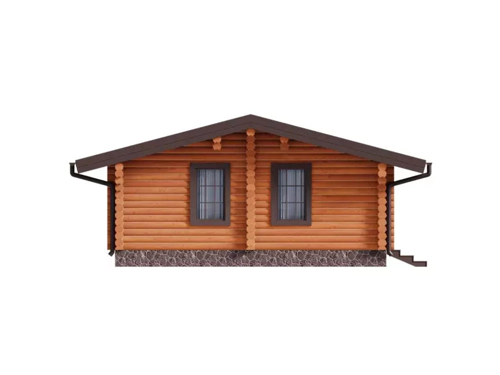 Загородные дома в стиле шале с террасой