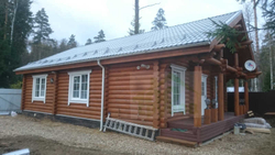 Фото сруба из бревна проект #715