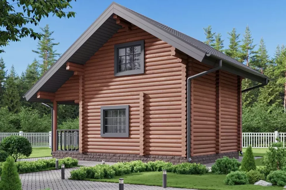 Дома-бани 6 на 6 с мансардой