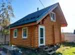 сентябрь 2023 - завершили шлифовку, покраску снаружи, теплый шов #1028