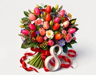 Поздравляем с 8 Марта - международным женским днем!