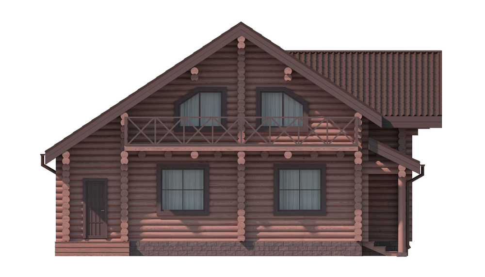 дом из бревна #1149