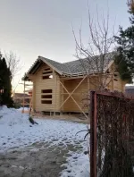 Дом со всеми перегородками из бревна #1596