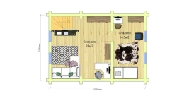 План мансарды.