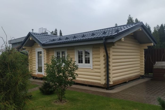 Дома из оцилиндрованного бревна 5 х 8 1