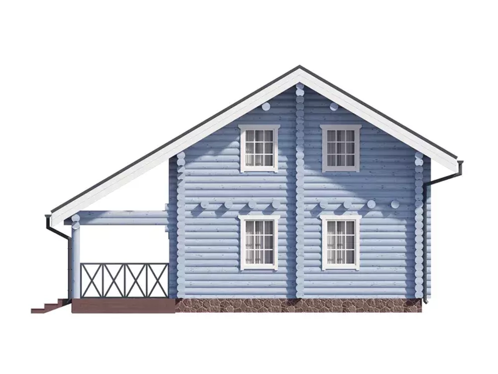 Деревянные дома с мансардой