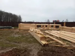 #1306 строительство гаража, ноябрь 2022