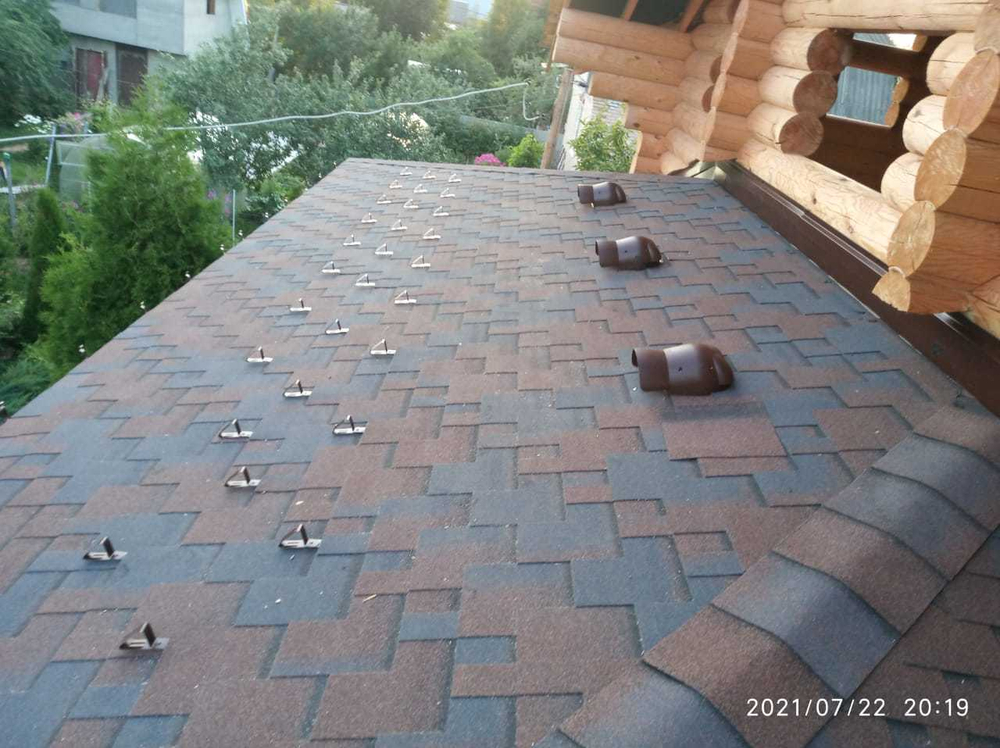 июль 2021 гибкая черепица для проекта #983 Roofshield Премиум-Модерн (3м2) P-M-17 Медный