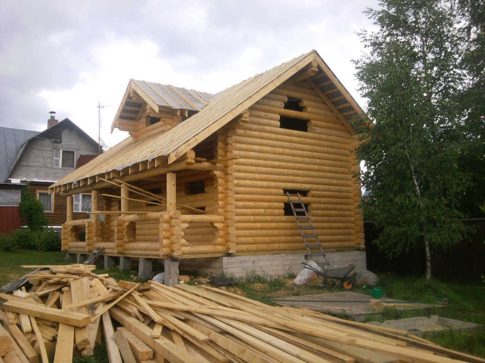 Фото сруба по проекту #199