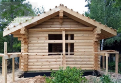 Срубы под усадку и под ключ | бани из бревна по проекту 778