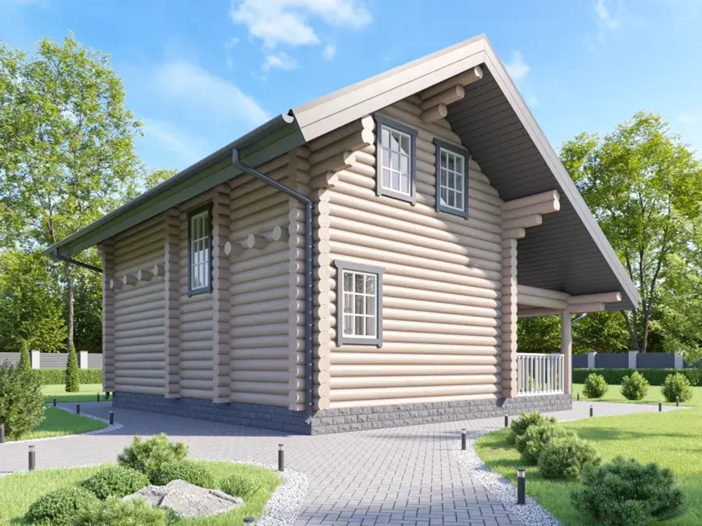 Дома-срубы 9 х 8