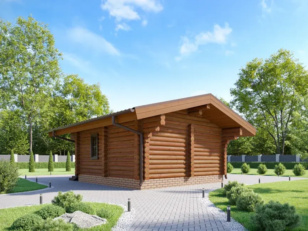 Баня с тамбуром