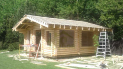 беседка из сруба #882