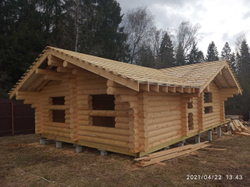 сборка #1122 одноэтажного коттеджа