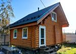 Деревянная баня со вторым светом