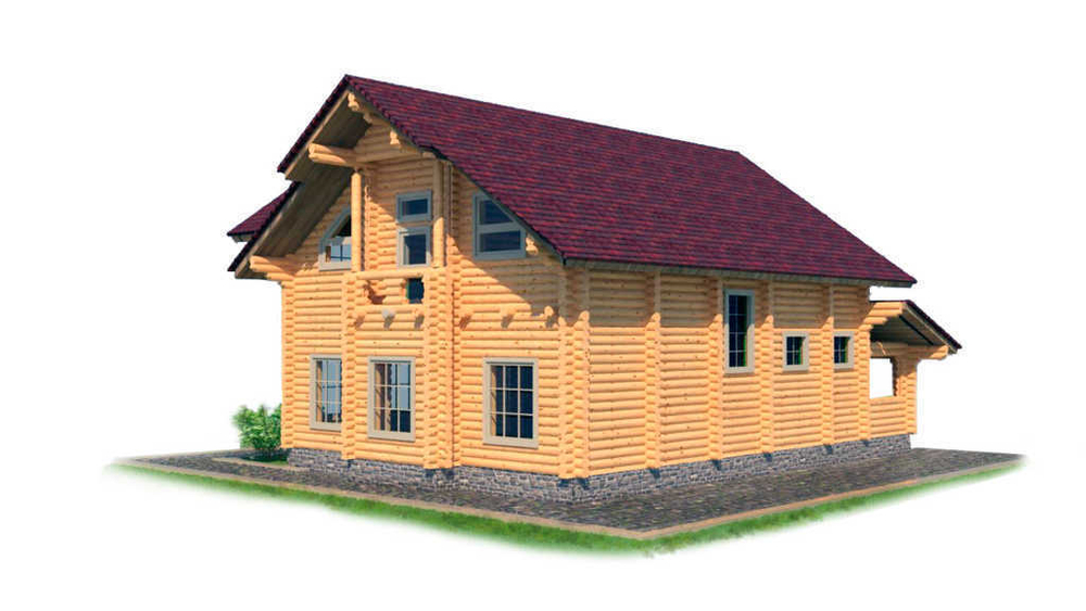 Коттеджи из срубов