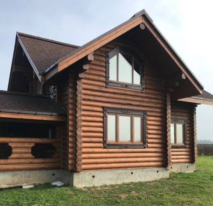 Дома из оцилиндрованного бревна 2