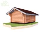 Проекты бань из бруса и бревна #952
