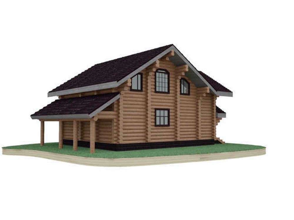 В деревянном доме всегда прохладно летом и тепло зимой