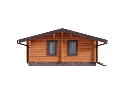 Загородные дома в стиле шале с террасой