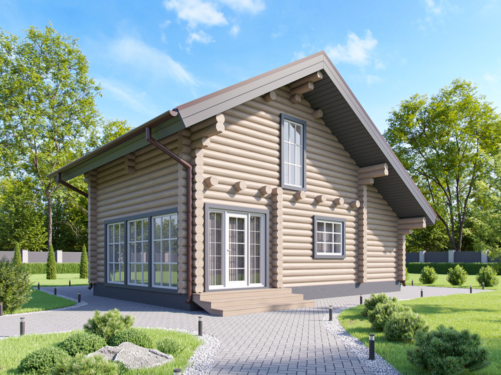 Баня с верандой #1236