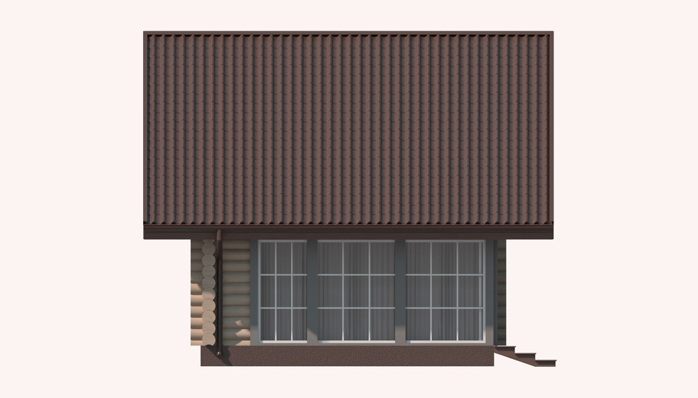 баня из бревен #1132