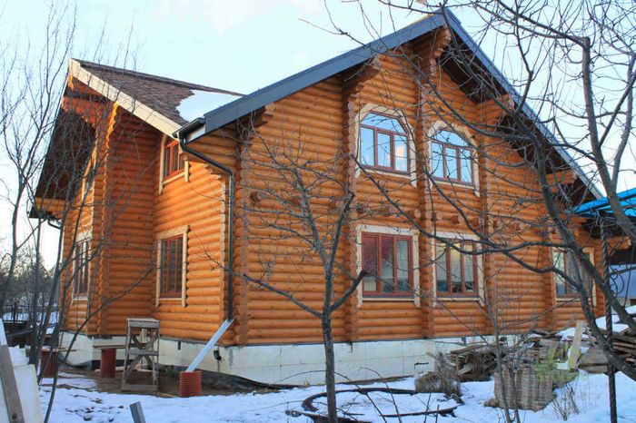 Срубы проекты домов с эркером и вторым светом 2