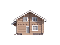 Большие дома 200 м² с парной из бревна под усадку