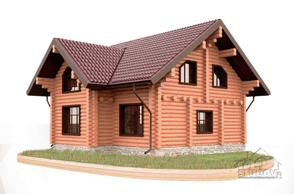 Дом 8 х10  мансардой #633