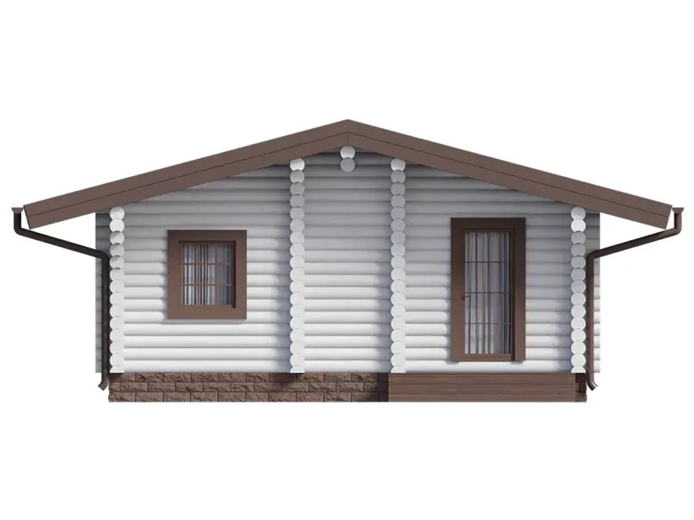 Современная баня с двумя комнатами