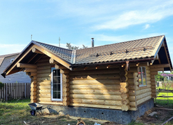 Баня #1352 в июле 2024 года, отделка снаружи