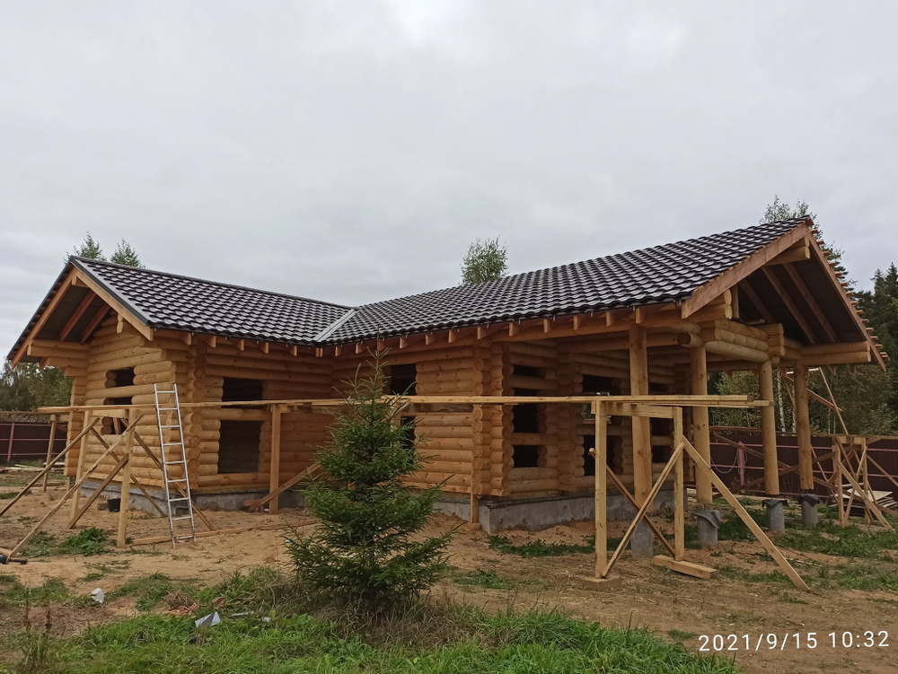 Металлочерепица МеталлПрофиль  Монтекристо-M (PURMAN-20-RR32-0,5 мм) #1178