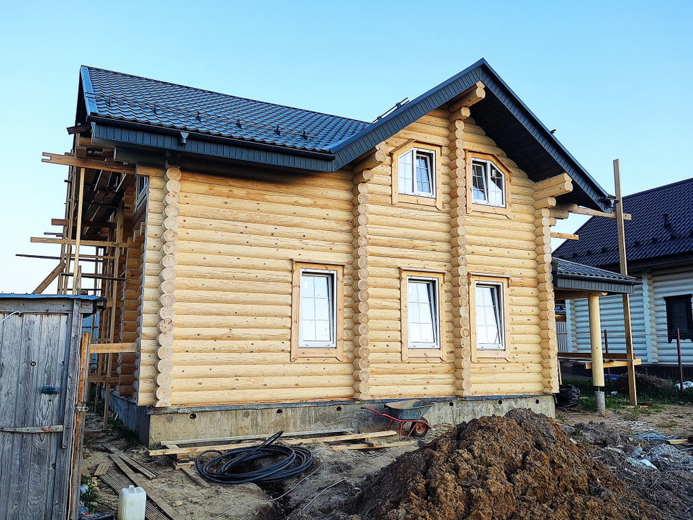 #902 шлифовка сруба