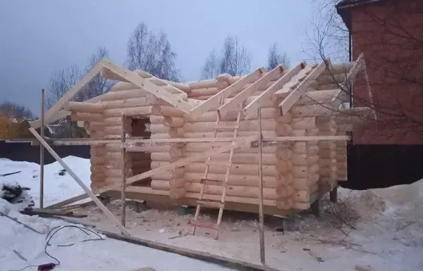 #1325 баня бревно 280мм