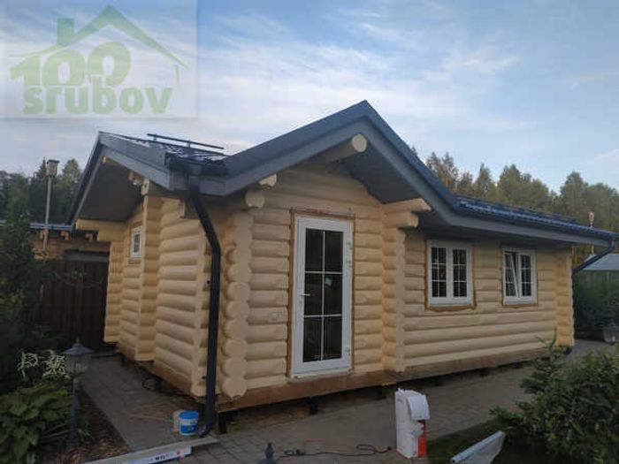 Дома из оцилиндрованного бревна 5 х 8 2