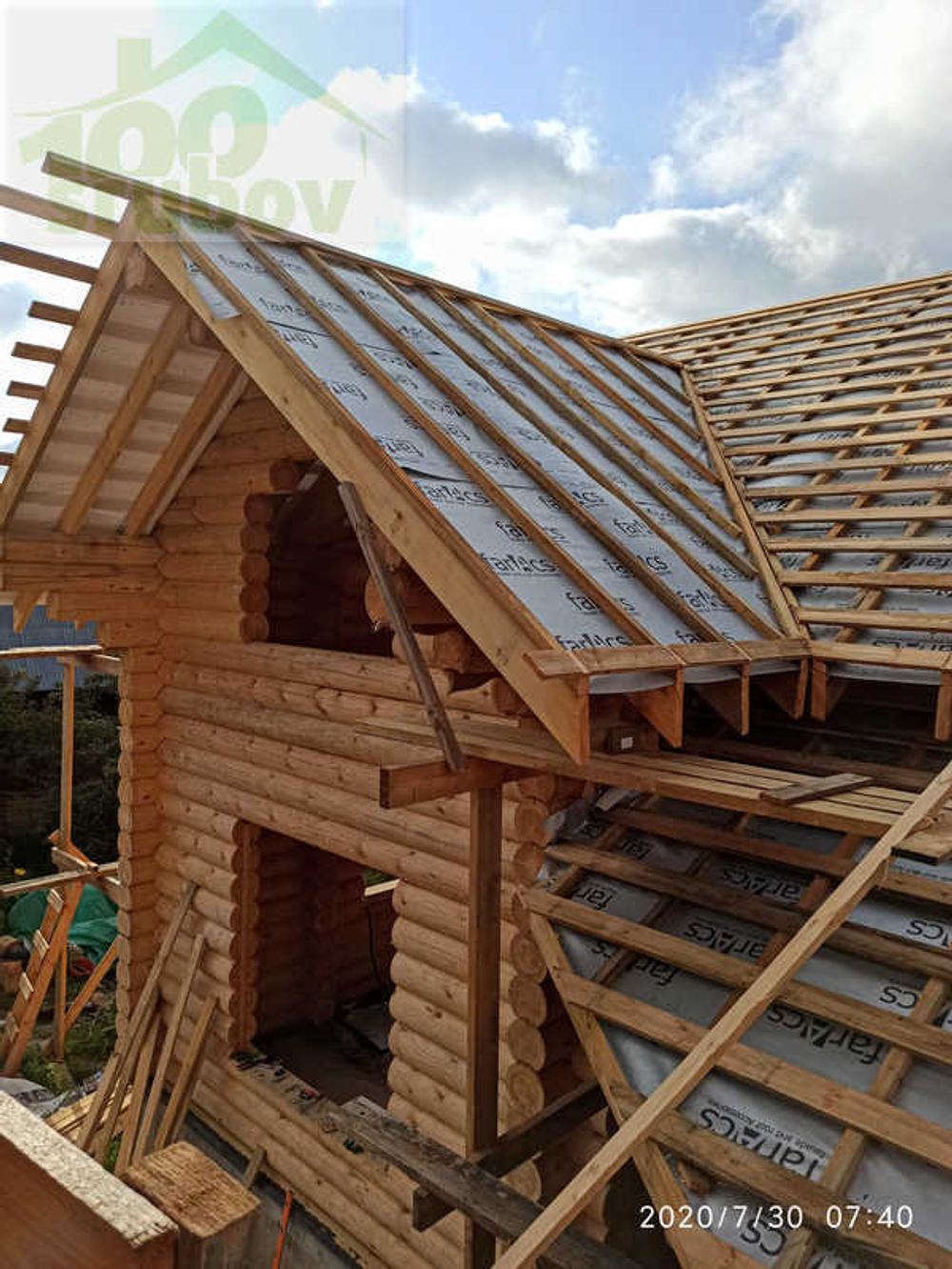 #982 собран под постоянные стропила