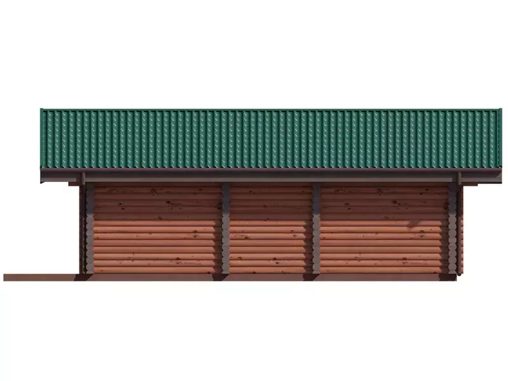 Одноэтажный гараж-дом