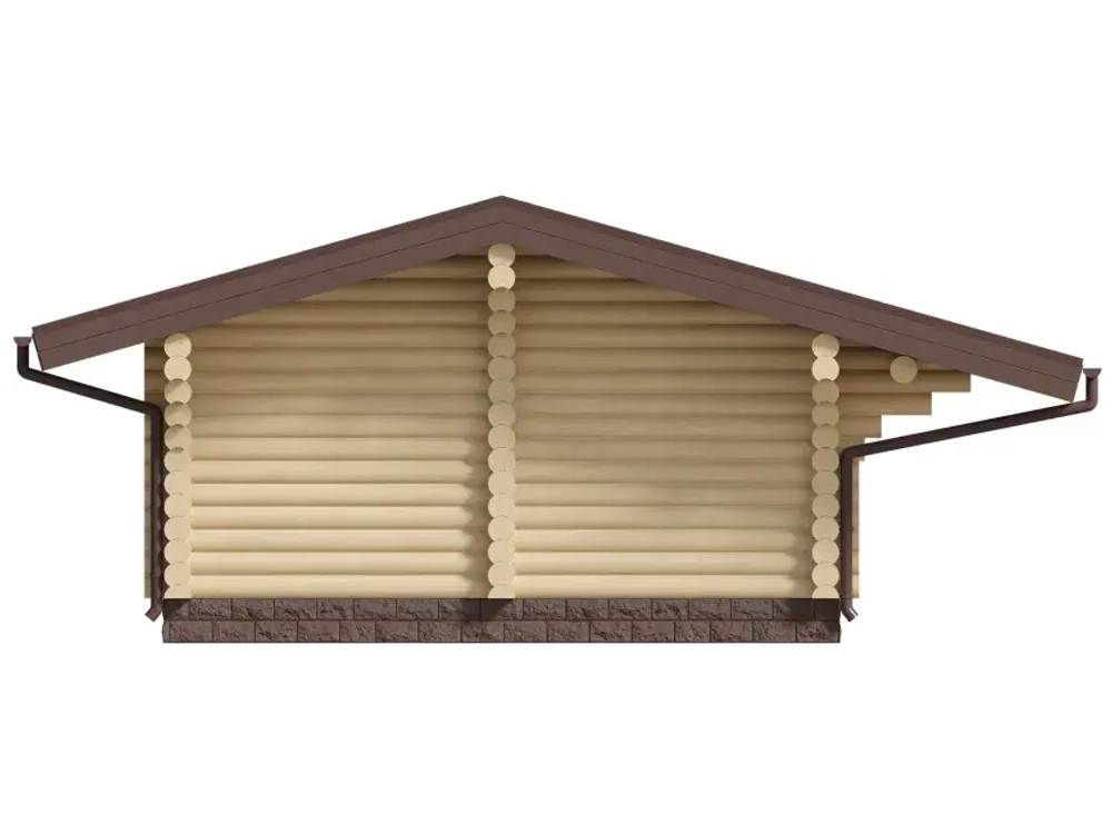 Бани с дровником