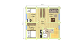 План мансарды #704