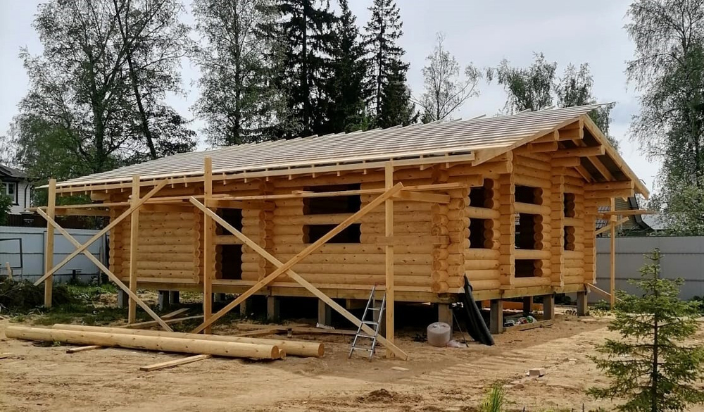 Май 2025 сруб в бревне 240мм #1546