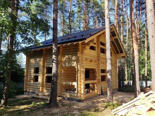 Дом-баня в июле 2024 года #1432