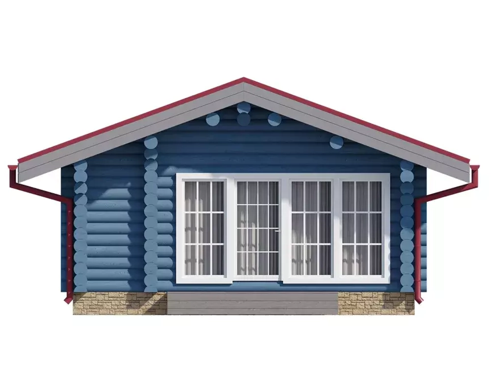 Беседка-барбекю одноэтажная