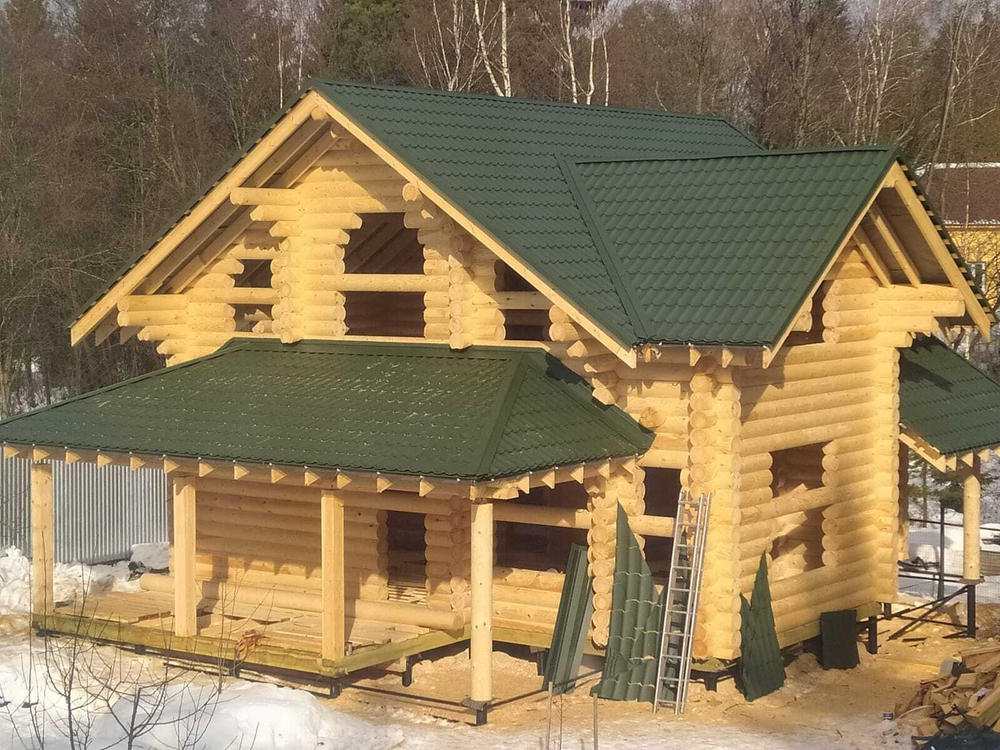 #1197 завершен монтаж металлочерепицы