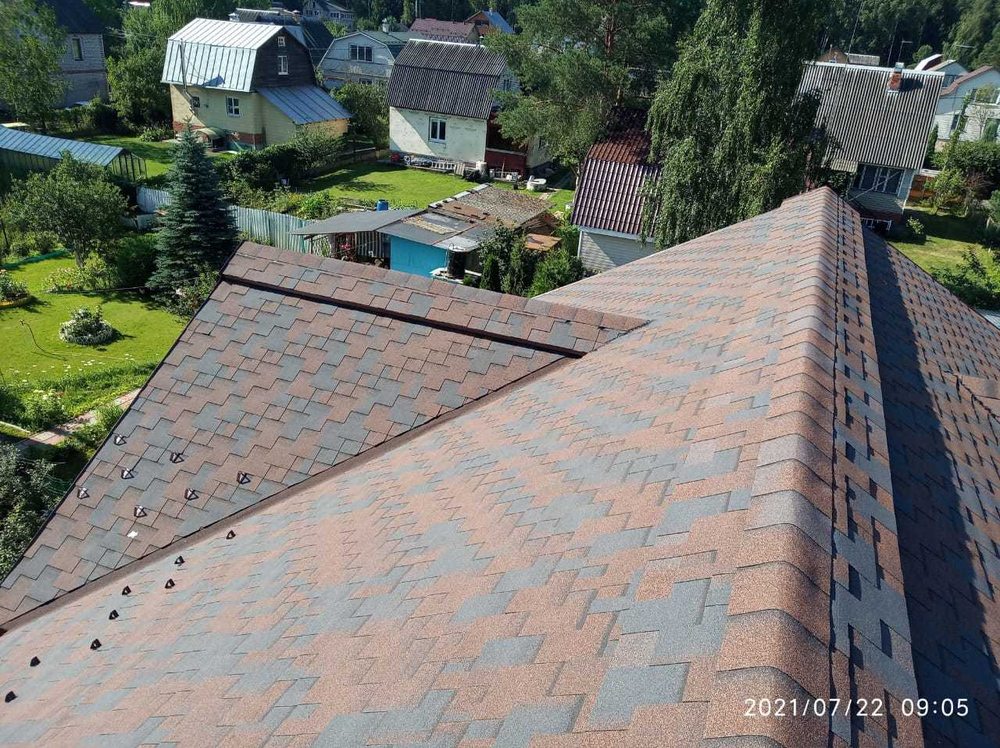 июль 2021 гибкая черепица для проекта #983 Roofshield Премиум-Модерн (3м2) P-M-17 Медный