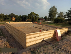 устройство фундамента бани #1417 в августе 2024