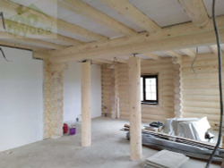 Срубы домов с мансардой 633 под усадку и отделка под ключ