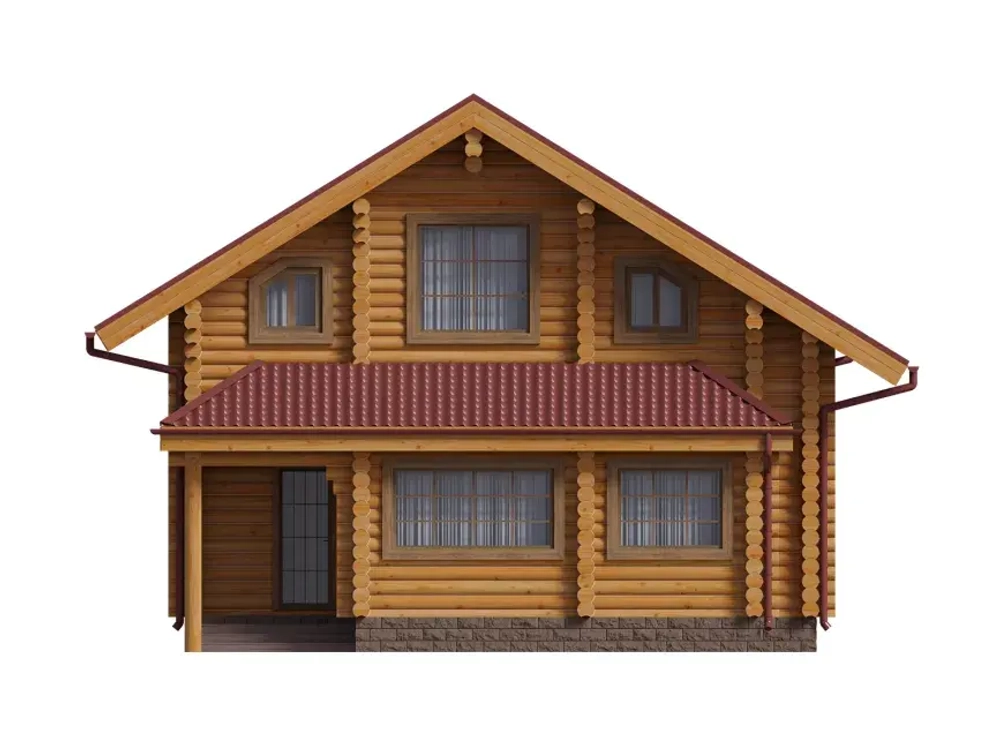 Бревенчатые дома с пятью спальнями