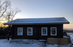 Реконструкция сруба 1584 в декабре 2025